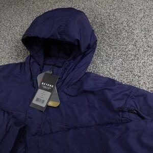 NEW Beyond Clothing Jacket Mens XLT Navy Blue K7 Cetra Hooded Insulated Coat USA